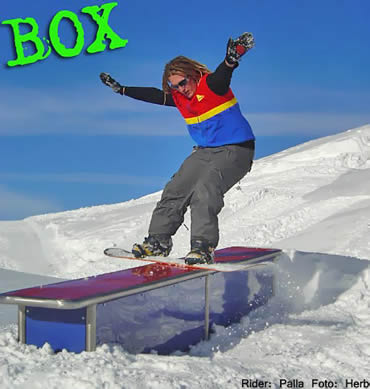 Snowboard-Park Weisssee - Box
