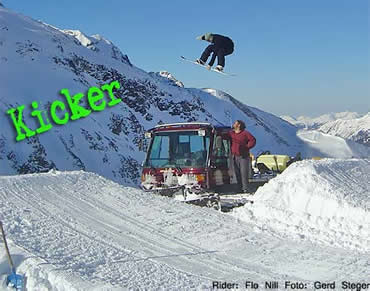 Snowboard-Park Weisssee - Kicker