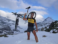 &Uuml;ber das Kalser T&ouml;rl mit dem Mountainbike