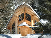 Hauskapelle im Winter
