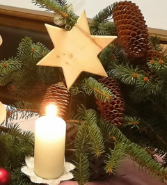 Kerzenlicht zu Weihnachten